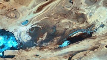 Jupiter Storms 4k Wallpaper