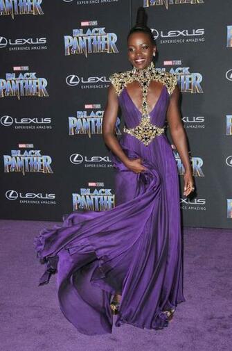 Lupita Nyong O Black Panther Premiere In Hollywood