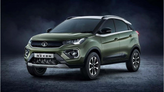 Caption Sleek And Stylish Tata Motors Vehicle Wallpaper