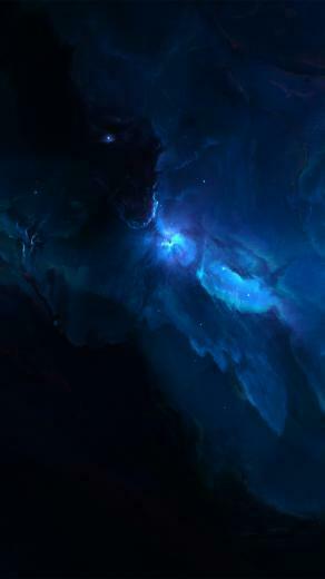 Blue iPhone Wallpaper Image