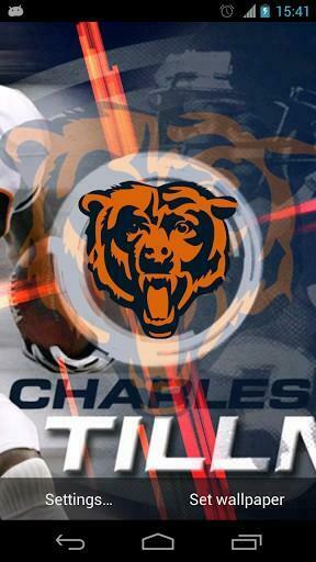 Bigger Chicago Bears Live Wallpaper For Android Screenshot