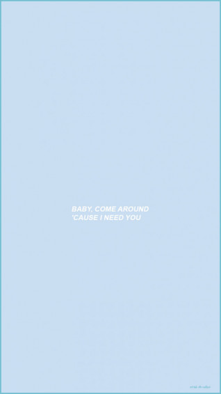Aesthetic Baby Blue Quote Wallpaper