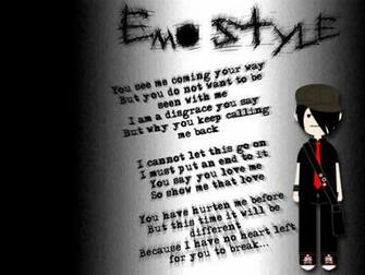 Emo Style Wallpaper From