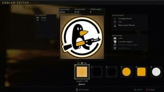Djephixa Emblem Penguin With An Ak Blackops4