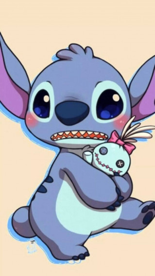 Cute Stitch Ragdoll iPhone Wallpaper
