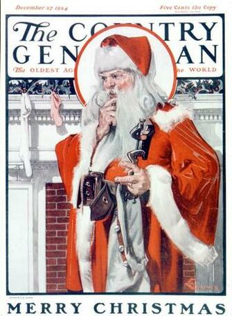 Norman Rockwell Christmas Wallpaper Maroonbeard