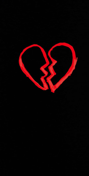 Broken Heart Aesthetics Wallpaper