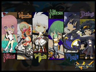 Senran Kagura Fave Characters Wallpaper By Tigercubby On
