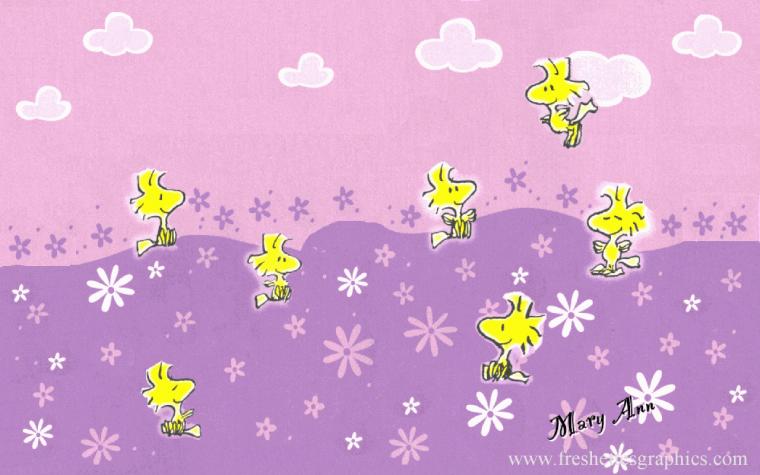 Snoopy Spring Wallpaper High Definition