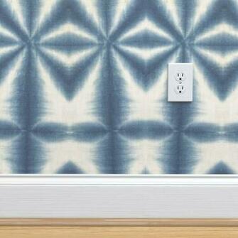 Union Rustic Hance Geometric Shibori Removable Peel And Stick
