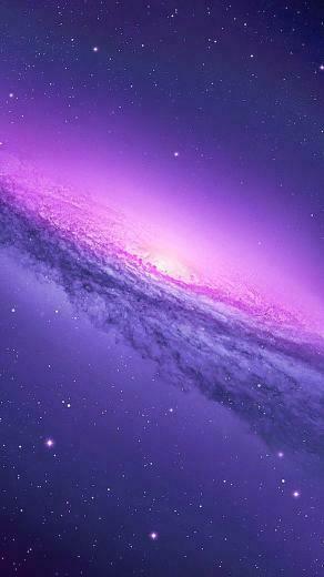 iPhone Plus Wallpaper Purple Galaxy Covers Heat