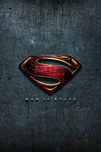 Fondo Man Of Steel Logo Superman iPhone Fondobook