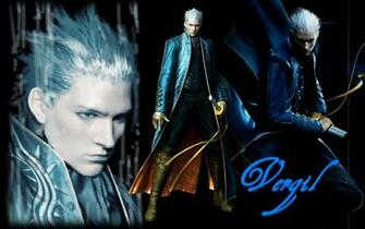 Demon In Blue Vergil Wallpaper