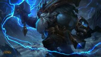 Thunder Lord Ornn League Of Legends Wallpaper Art Lol