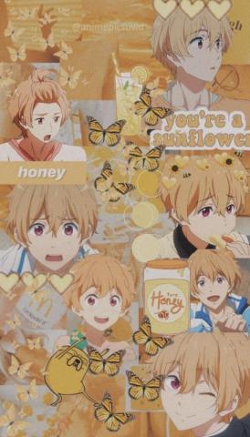 Nagisa Hazuki Wallpaper Yellow Anime Cute