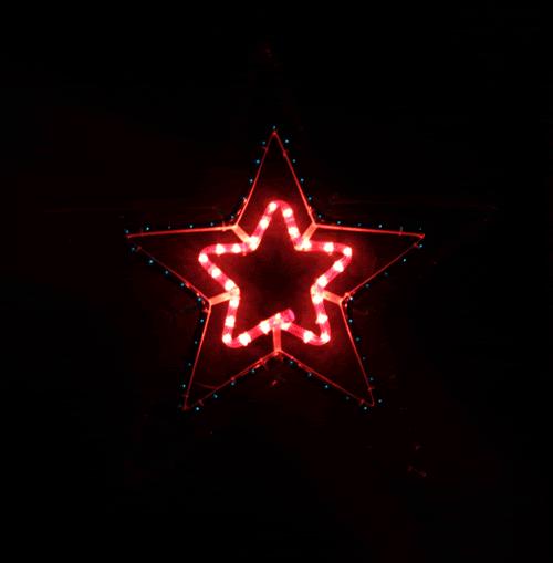 Animated Flashing Star Rope Motif Christmas Light Gtmall Online