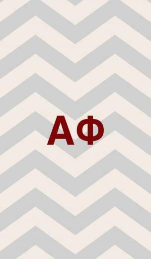 Alpha Phi Monogram iPhone Background Love