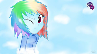 Equestria Girls Rainbow Dash Wallpaper