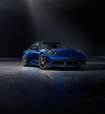 Porsche Blue Wallpaper Top