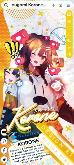 Inugami Korone Wallpaper