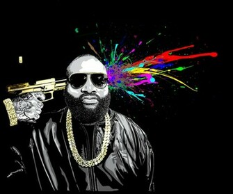 Rick Ross Mastermind Painting Rap Wallpaper