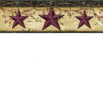 Borders By Chesapeake Rustic Barn Star Wallpaper Border Bbc44603b