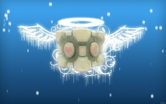 Companion Cube Wallpaperuggest Wallpaper
