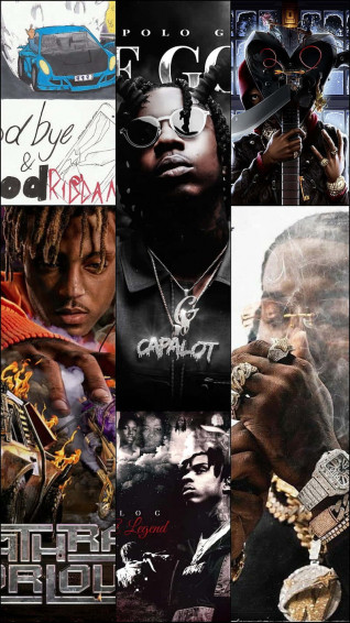Rapper Collage Wallpaper