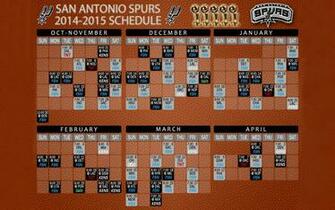 San Antonio Spurs Schedule
