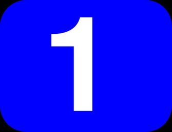 Number On Blue Background Clip Art At Clker Vector