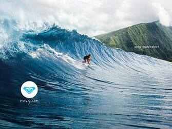 Roxy Surfing Wallpaper