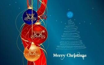 Widescreen Merry Christmas Wallpaper HD