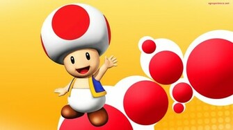 Mario Toad HD Wallpaper Games