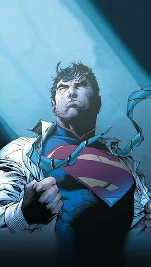 Superman Being A Boss iPhone Wallpaper