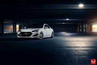 Vossen Wheels Hyundai Genesis Coupe Tuning Wallpaper