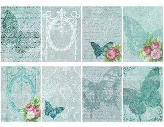 The Graphics Monarch Printable Atc Butterfly Rose Digital Collage