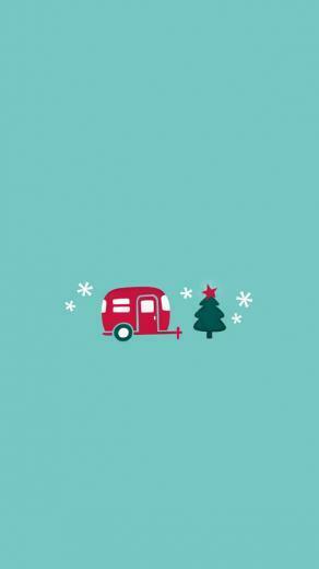 Winter Holiday Themed iPhone 5s 5c Background