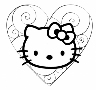 Hello Kitty Coloring S Wallpaper