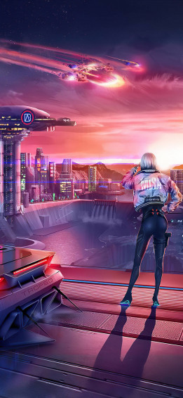 Night City Aesthetic Wallpaper