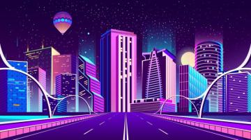 Purple Aesthetic Wallpaper Top