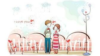 Happy Valentine Day Cartoon Wallpaper Wallpaperlepi