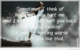 Sad Hurt Quotes Wallpaper