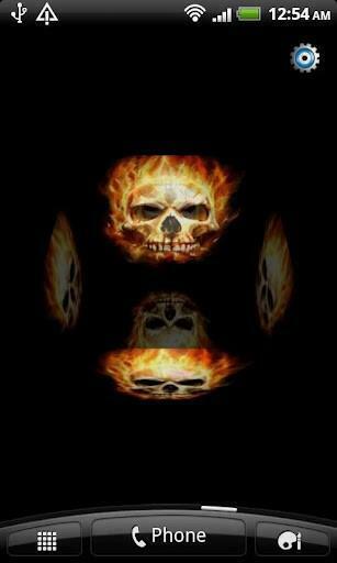 Bigger Demon Skull Live Wallpaper For Android Screenshot