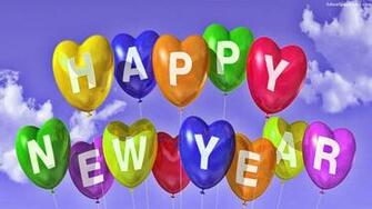 Heart Happy New Year Wallpaper HD Background For