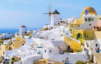 Wallpaper Summer White Sea Ocean Houses Flag Architecture