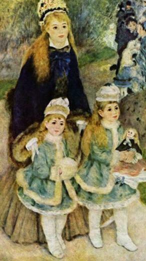 La Promenade Renoir iPhone Wallpaper