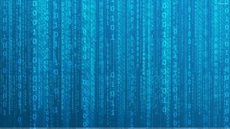 Binary Technology Wallpaper Blue Background Cool