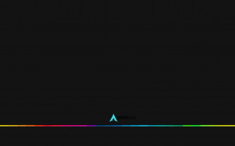Minimalistic Linux Rainbows Arch Technology