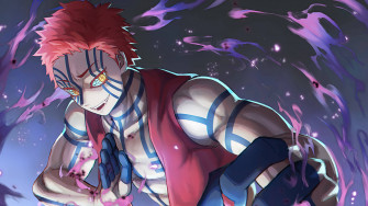 Demon Slayer Akaza Upper Rank Wallpaper