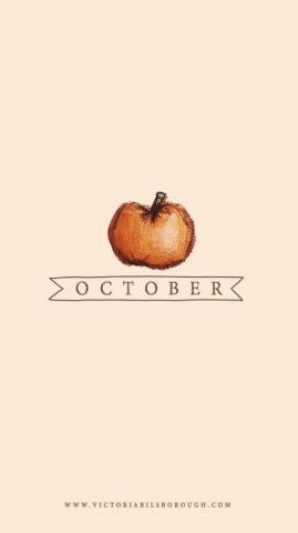 October Phone Wallpaper Top Background